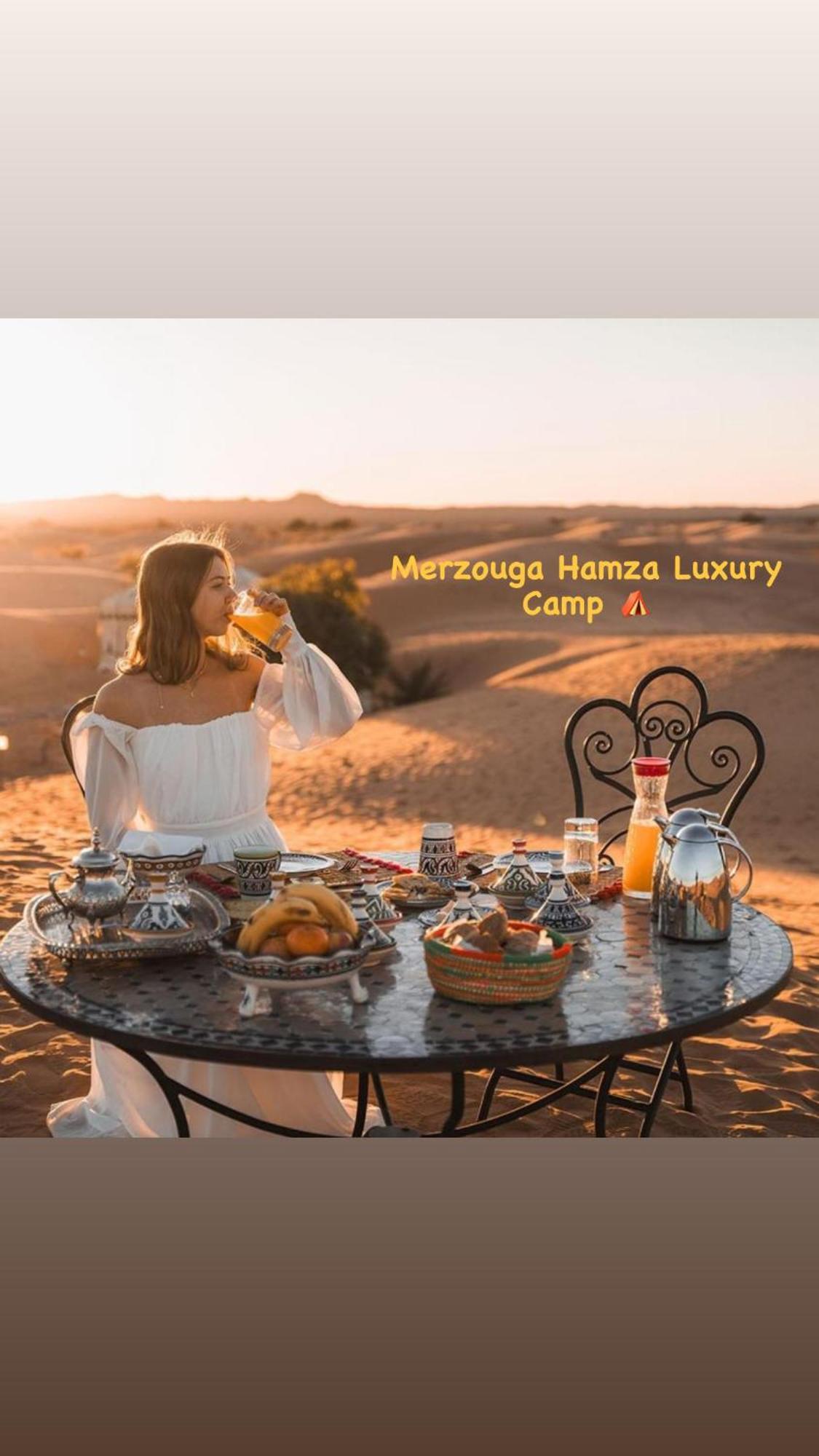 Merzouga Hamza Luxury Camp Exterior photo